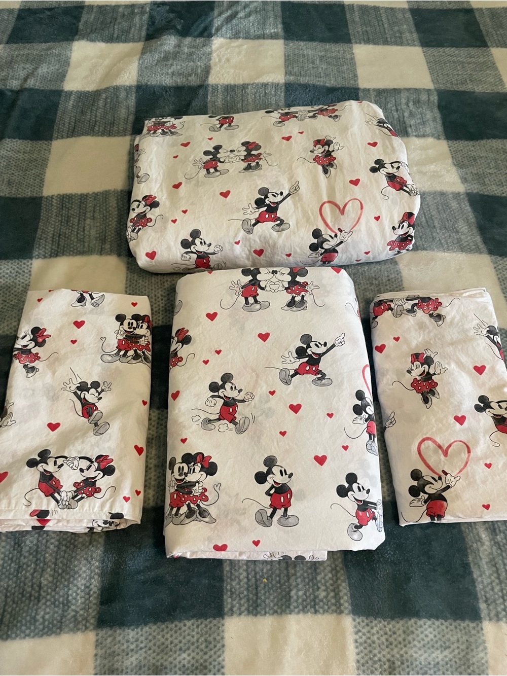Minnie & Mickey Sheet Set, Pottery Barn